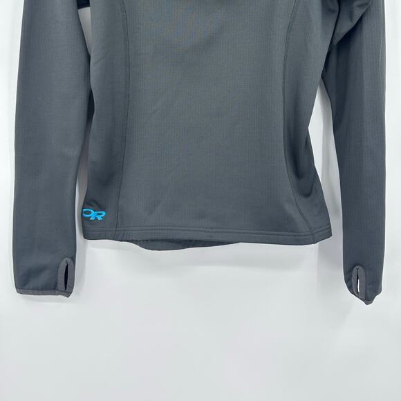 Outdoor Research Women’s Gray Teal Quarter Zip Performance Pullover Womens Sz S - Picture 5 of 12